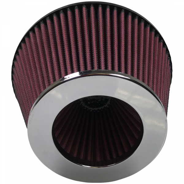 Air Filter For Intake Kits 75-2519-3 Oiled Cotton Cleanable Red S and B view 5