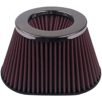 Air Filter For Intake Kits 75-3011 Oiled Cotton Cleanable Red S and B view 1