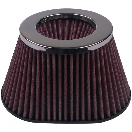 Air Filter For Intake Kits 75-3011 Oiled Cotton Cleanable Red S and B view 1