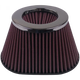 Air Filter For Intake Kits 75-3011 Oiled Cotton Cleanable Red S and B view 1