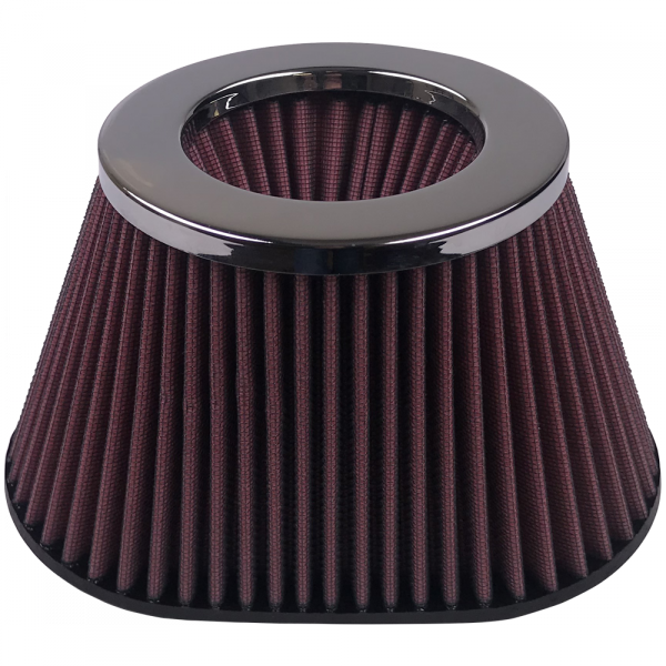 Air Filter For Intake Kits 75-3011 Oiled Cotton Cleanable Red S and B view 1