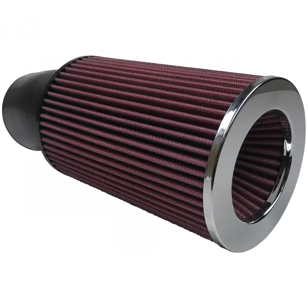 Air Filter For Intake Kits 75-3025-1,75-3017-2 Oiled Cotton Cleanable Red S and B view 3