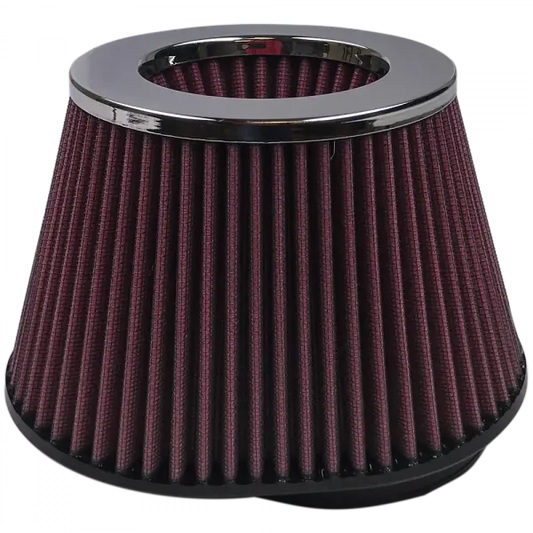 Air Filter For Intake Kits 75-3026 Oiled Cotton Cleanable Red S and B view 1