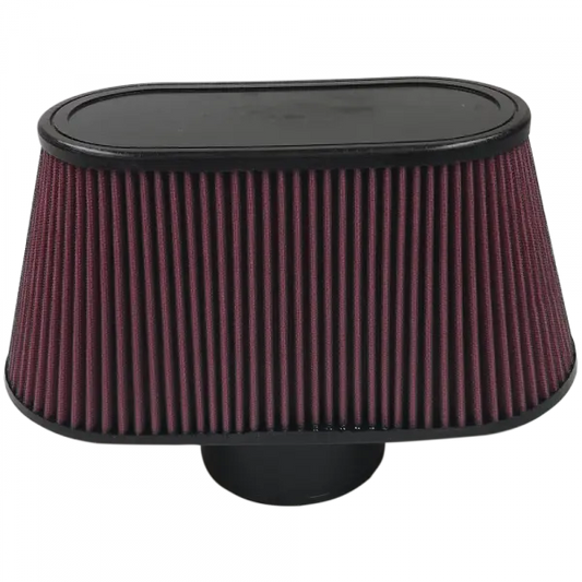 Air Filter For Intake Kits 75-3035 Oiled Cotton Cleanable Red S and B view 1