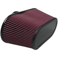 Air Filter For Intake Kits 75-3035 Oiled Cotton Cleanable Red S and B view 2