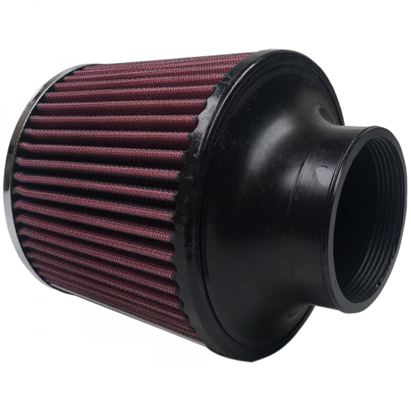 Air Filter For Intake Kits 75-1515-1,75-9015-1 Oiled Cotton Cleanable Red S and B view 3