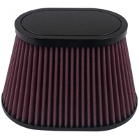 Air Filter For Intake Kits 75-1531 Oiled Cotton Cleanable Red S and B view 1