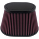 Air Filter For Intake Kits 75-1531 Oiled Cotton Cleanable Red S and B view 1