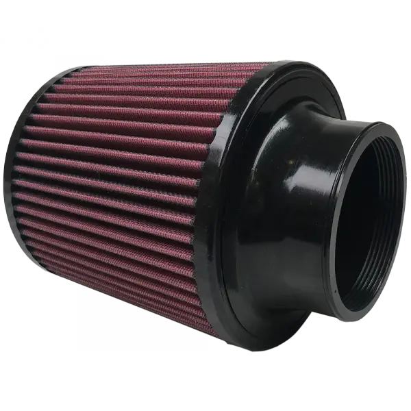 Air Filter For Intake Kits 75-2557 Oiled Cotton Cleanable 7 Inch Red S and B view 2