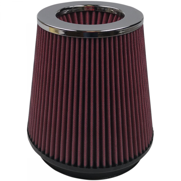 Air Filter For Intake Kits 75-2557 Oiled Cotton Cleanable 6 Inch Red S and B view 1