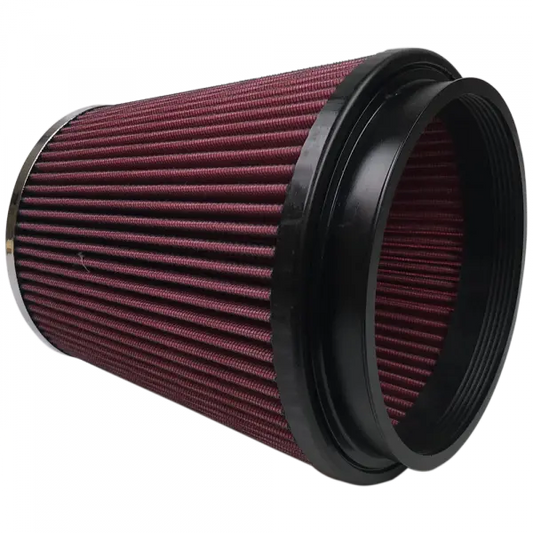 S&B Filters Air Filter For Intake Kits 75-2557 Oiled Cotton Cleanable 6 Inch Red KF-1016