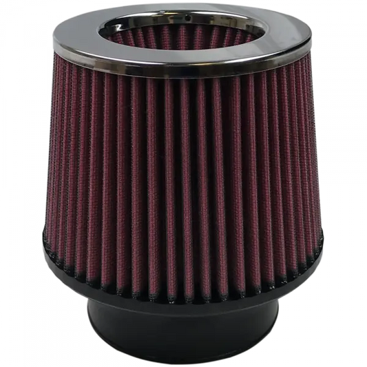 Air Filter For Intake Kits 75-1534,75-1533 Oiled Cotton Cleanable Red S and B view 1