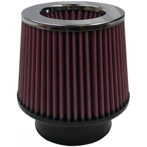 Air Filter For Intake Kits 75-1534,75-1533 Oiled Cotton Cleanable Red S and B view 1