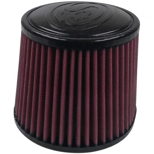 Air Filter For Intake Kits 75-5004 Oiled Cotton Cleanable Red S and B view 1