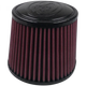 Air Filter For Intake Kits 75-5004 Oiled Cotton Cleanable Red S and B view 1