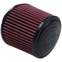 Air Filter For Intake Kits 75-5004 Oiled Cotton Cleanable Red S and B view 2