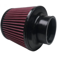 Air Filter For Intake Kits 75-5004 Oiled Cotton Cleanable Red S and B view 3