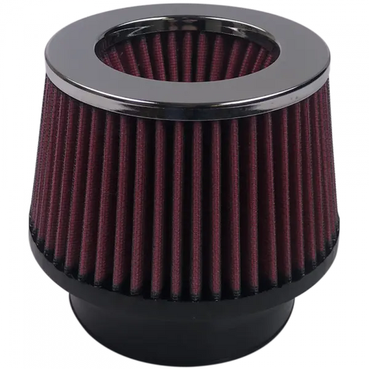 Air Filter For Intake Kits 75-9006 Oiled Cotton Cleanable Red S and B view 1