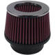 Air Filter For Intake Kits 75-9006 Oiled Cotton Cleanable Red S and B view 1