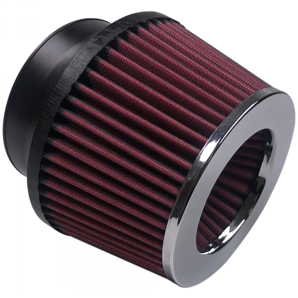 Air Filter For Intake Kits 75-9006 Oiled Cotton Cleanable Red S and B view 2