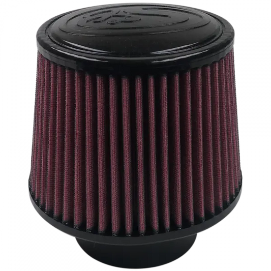 Air Filter For Intake Kits 75-5003 Oiled Cotton Cleanable Red S and B view 1