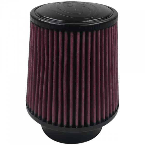 Air Filter For Intake Kits 75-5008 Oiled Cotton Cleanable Red S and B view 1