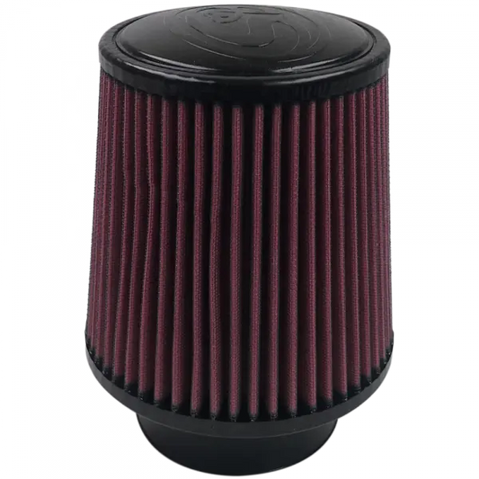 Air Filter For Intake Kits 75-5008 Oiled Cotton Cleanable Red S and B view 1