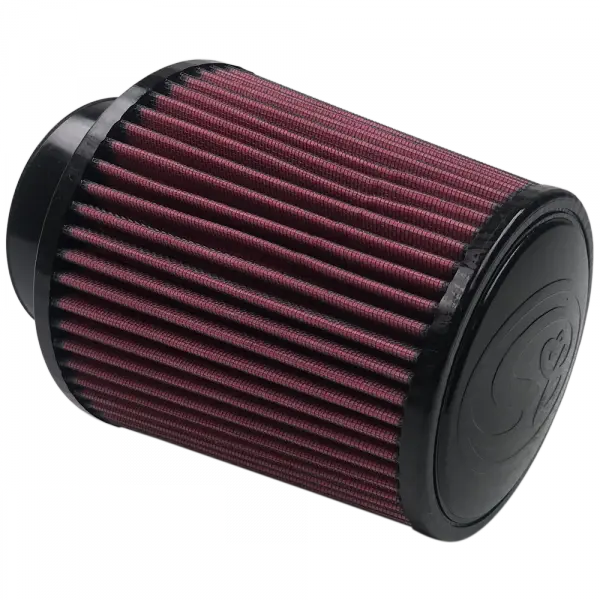 Air Filter For Intake Kits 75-5008 Oiled Cotton Cleanable Red S and B view 2