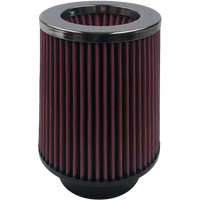 Air Filter For Intake Kits 75-6012 Oiled Cotton Cleanable Red S and B view 1