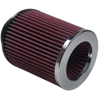 Air Filter For Intake Kits 75-6012 Oiled Cotton Cleanable Red S and B view 3