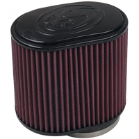 Air Filter For Intake Kits 75-5013 Oiled Cotton Cleanable Red S and B view 1