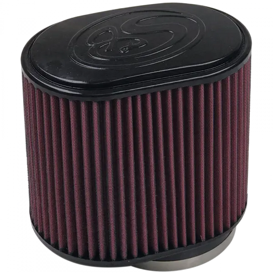 Air Filter For Intake Kits 75-5013 Oiled Cotton Cleanable Red S and B view 1