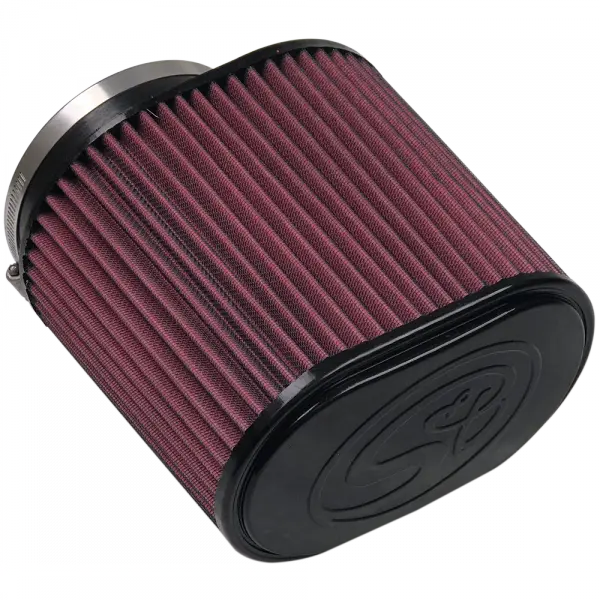 Air Filter For Intake Kits 75-5013 Oiled Cotton Cleanable Red S and B view 3