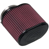 Air Filter For Intake Kits 75-5013 Oiled Cotton Cleanable Red S and B view 3