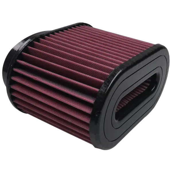 Air Filter For Intake Kits 75-5016, 75-5022, 75-5020 Oiled Cotton Cleanable Red S and B view 2