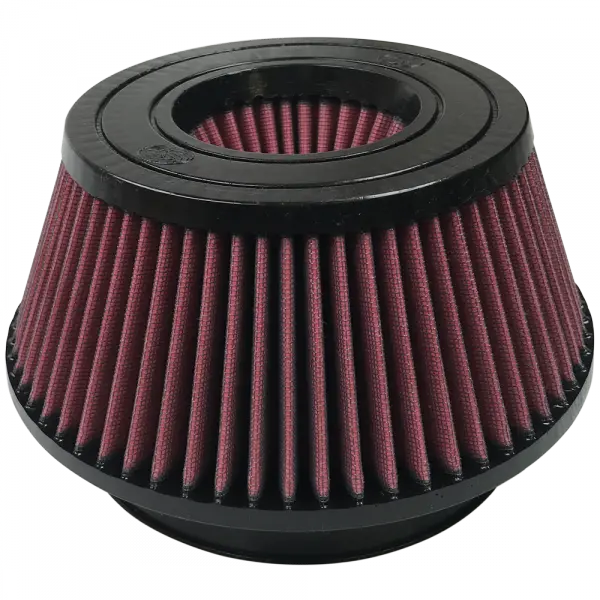 Air Filter For Intake Kits 75-5033,75-5015 Oiled Cotton Cleanable Red S and B view 1