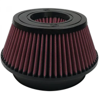 Air Filter For Intake Kits 75-5033,75-5015 Oiled Cotton Cleanable Red S and B view 5