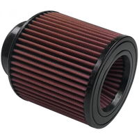 Air Filter For Intake Kits 75-5017 Oiled Cotton Cleanable Red S and B view 2