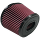 Air Filter For Intake Kits 75-5018 Oiled Cotton Cleanable Red S and B view 1