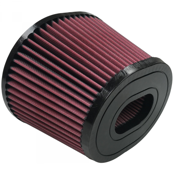 Air Filter For Intake Kits 75-5018 Oiled Cotton Cleanable Red S and B view 1