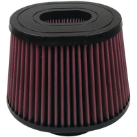 Air Filter For Intake Kits 75-5018 Oiled Cotton Cleanable Red S and B view 3