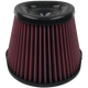 Air Filter For Intake Kits 75-5068 Oiled Cotton Cleanable Red S and B view 1