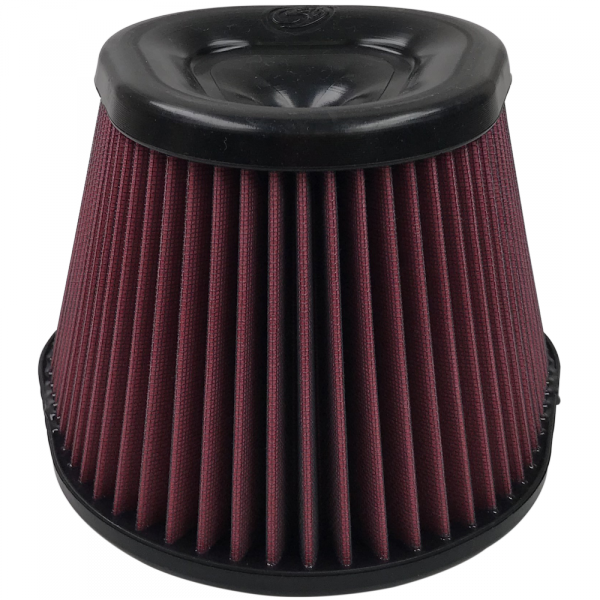 Air Filter For Intake Kits 75-5068 Oiled Cotton Cleanable Red S and B view 1