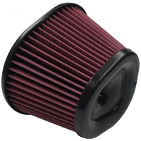 Air Filter For Intake Kits 75-5068 Oiled Cotton Cleanable Red S and B view 2