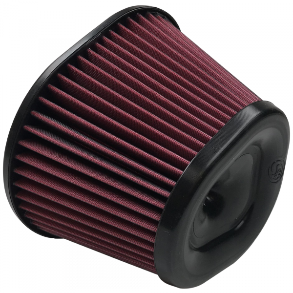 Air Filter For Intake Kits 75-5068 Oiled Cotton Cleanable Red S and B view 2