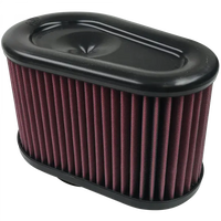 Air Filter For Intake Kits 75-5070 Oiled Cotton Cleanable Red S and B view 1