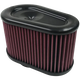 Air Filter For Intake Kits 75-5070 Oiled Cotton Cleanable Red S and B view 1