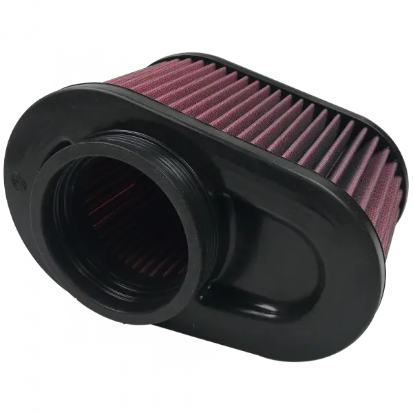 Air Filter For Intake Kits 75-5070 Oiled Cotton Cleanable Red S and B view 3