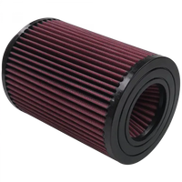 Air Filter For Intake Kits 75-5027 Oiled Cotton Cleanable Red S and B view 2