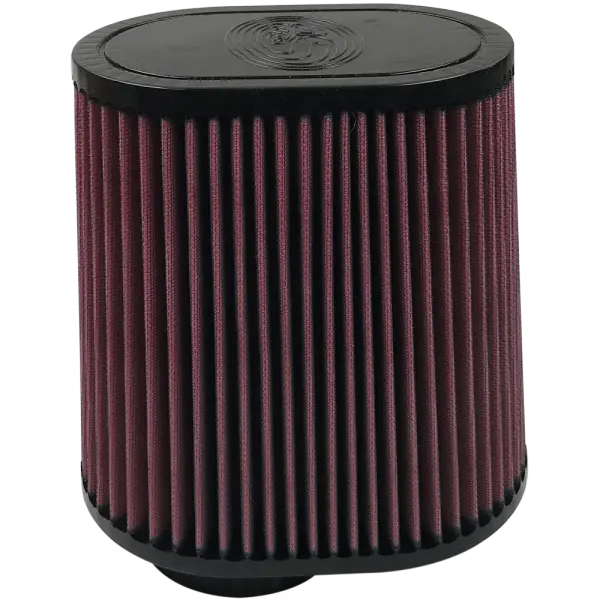 Air Filter For Intake Kits 75-5028 Oiled Cotton Cleanable Red S and B view 1